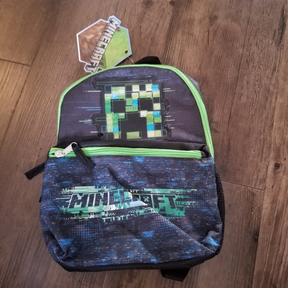 Minecraft Kids Creeper Small Backpack